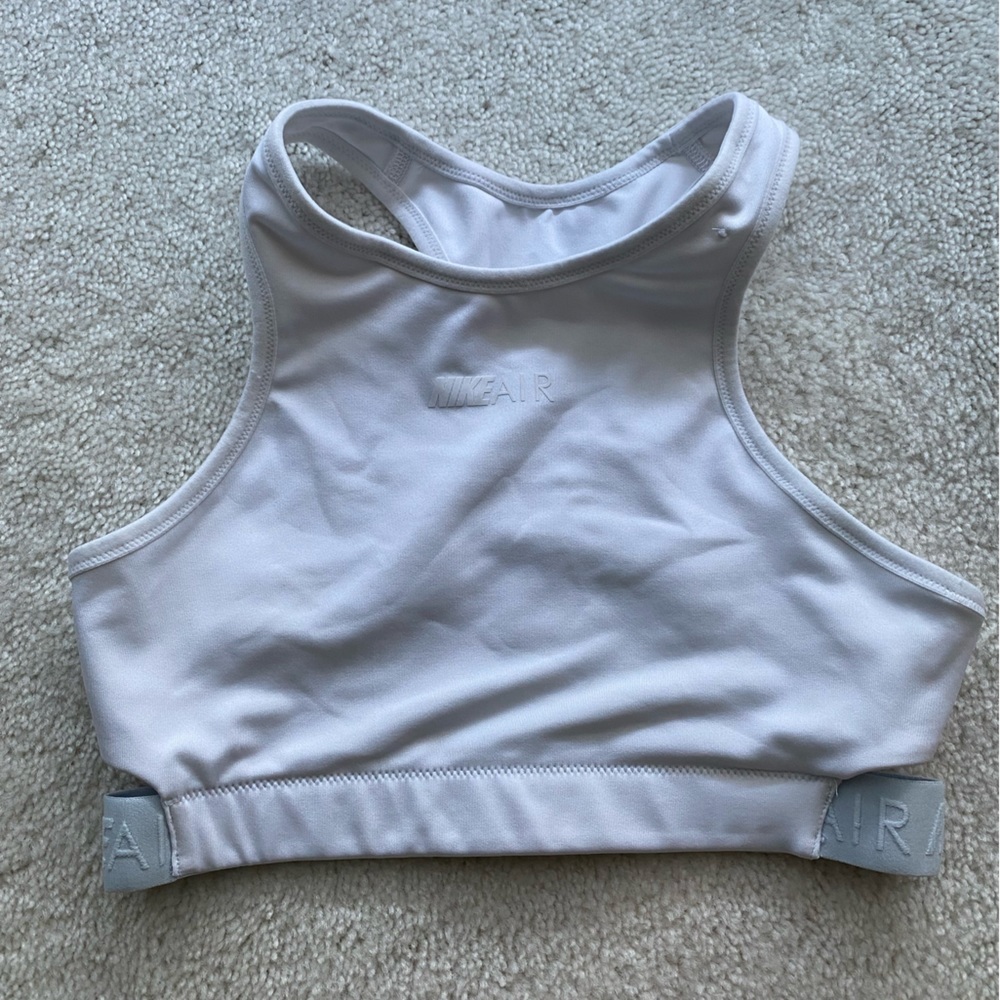 Nike Air Dri-Fit Sports Bra White Sz S
